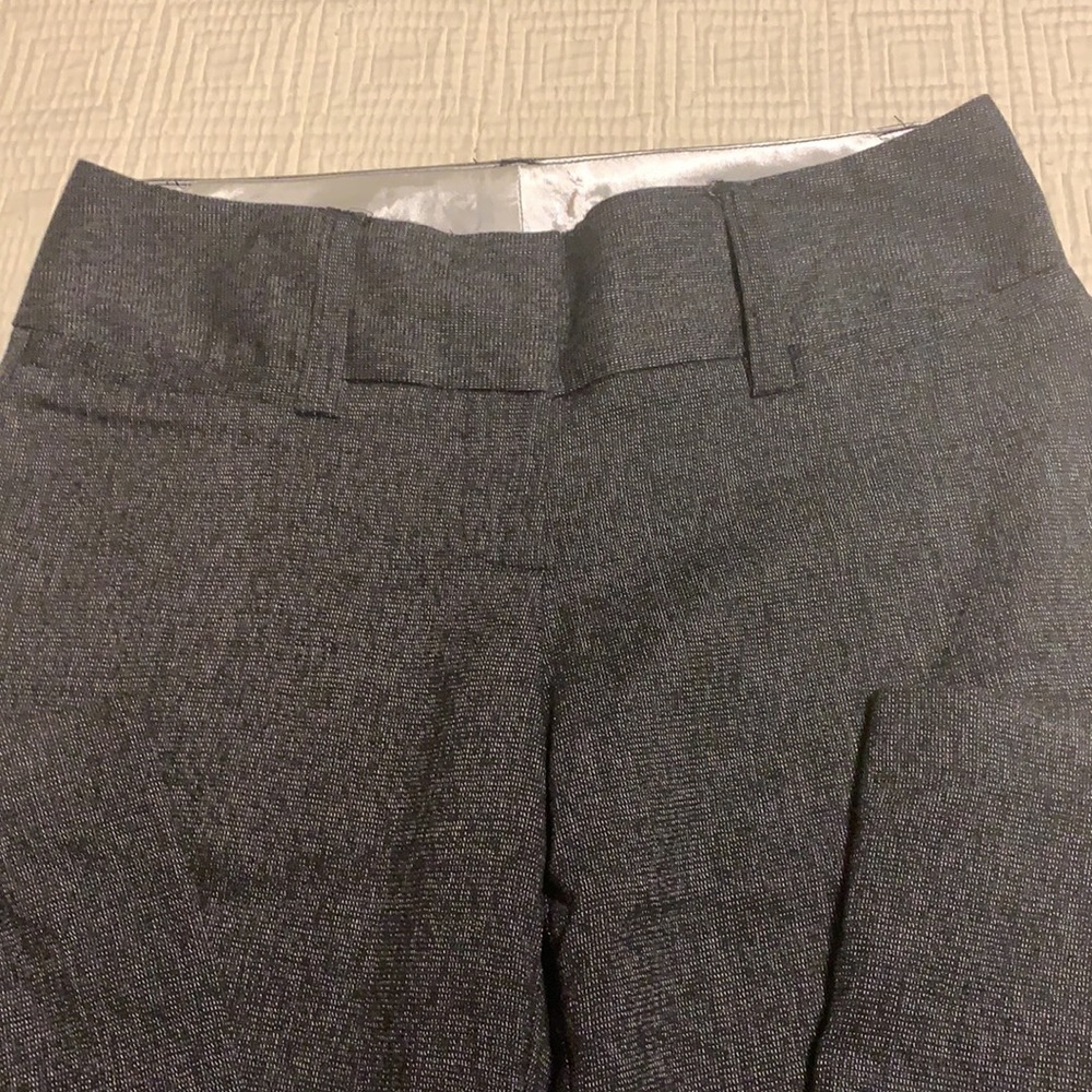 Maurices Charcoal Textured Dress Trousers